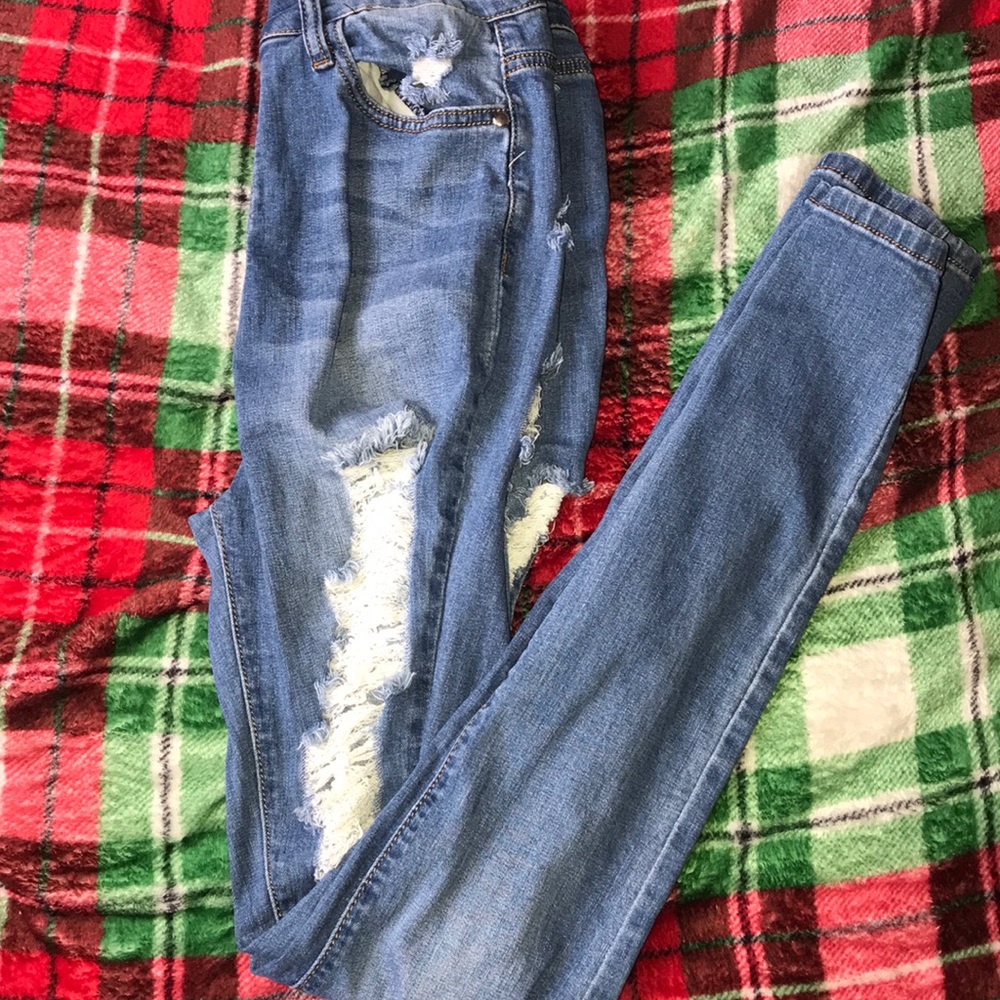 Fashion Nova Ripped Jeans